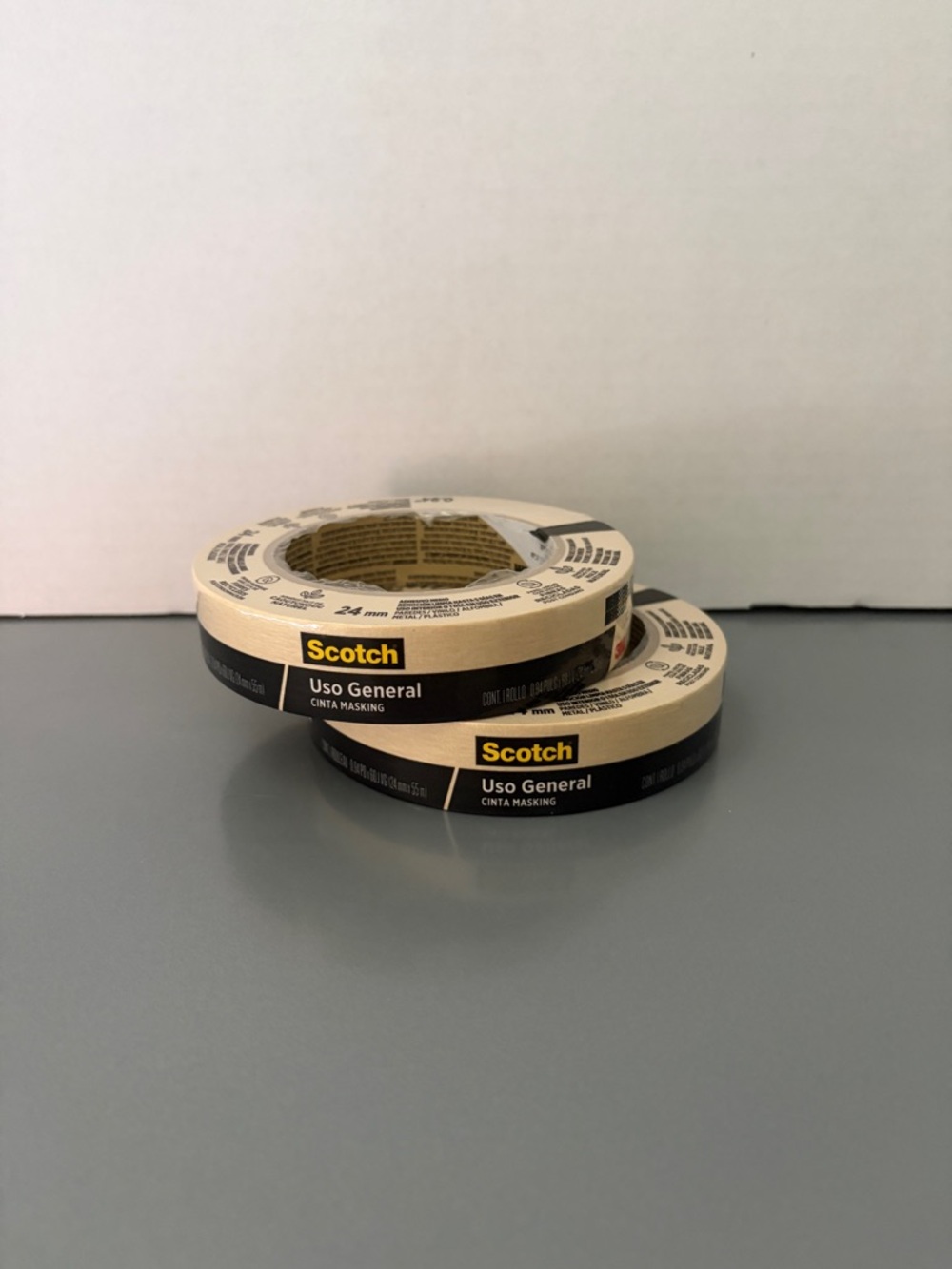 Scotch General Purpose Masking Tape Cream 0.94in Pack of 2 New Sealed